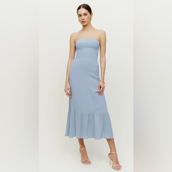 Atta Dress by Reformation, size 4. Color: Mineral